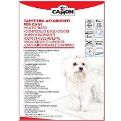 camon spa tappetino assorbente cani 60x60 25 pezzi ean 8019808143217