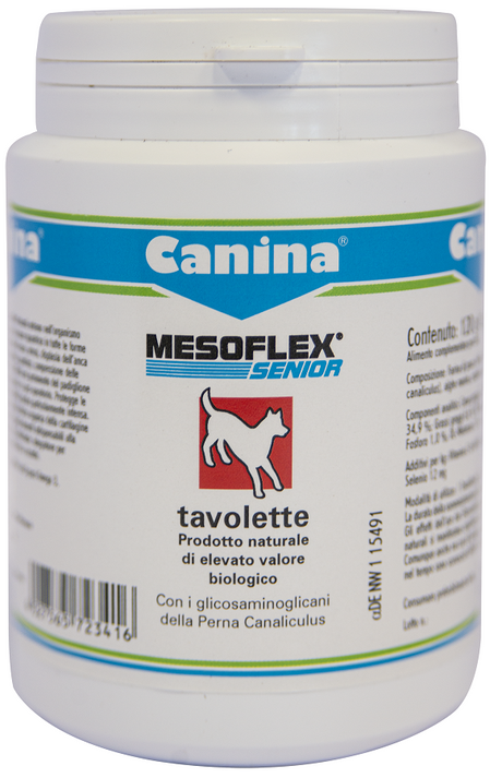 canina pharma mesoflex senior 120 tavolette mesoflex ean 4027565723416