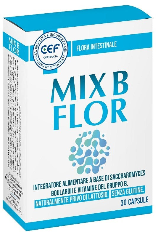 cef cooperativa esercenti farm cef mix b flor 30 capsule acido resistenti cef