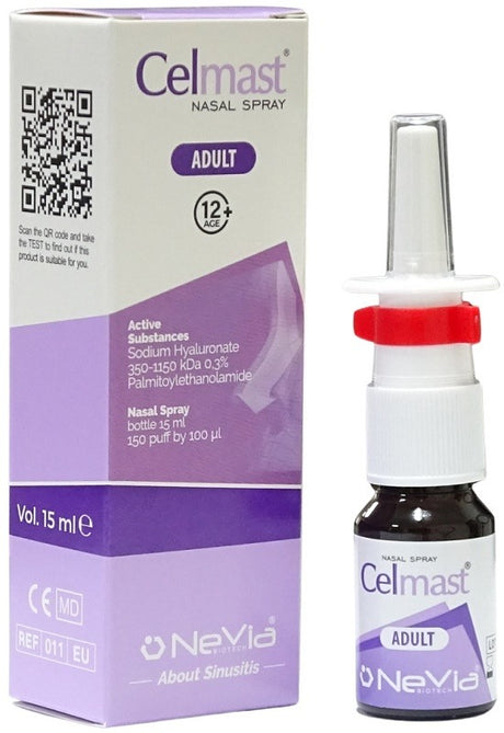 celmast celmast nasal spray adult 15 ml celmast ean 8054794360095