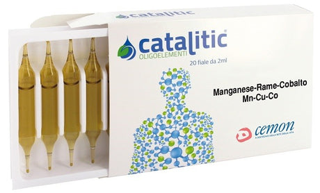 cemon catalitic oligoelementi manganese rame cobalto mn cu co 20 ampolle cemon ean 8013901655578