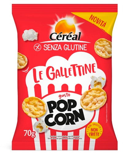 cereal cereal gallettine gusto pop corn 70 g cereal ean 3175681304956