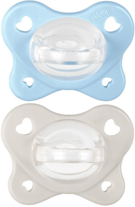 chicco artsana chicco dual soft succhietto azzurro 2 6 mesi 2 pezzi chicco ean 8058664175444