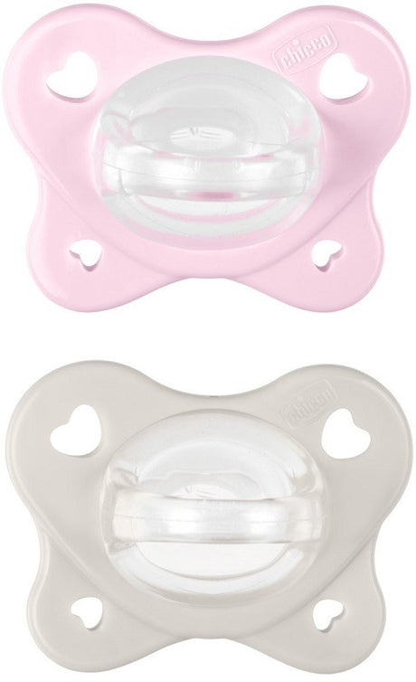 chicco artsana chicco dual soft succhietto rosa 2 6 mesi 2 pezzi chicco ean 8058664175413