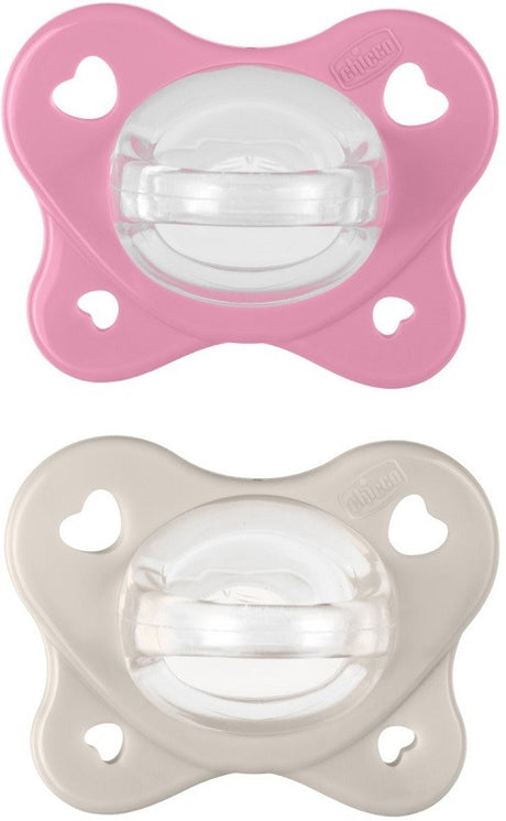 chicco artsana chicco dual soft succhietto rosa 6 16 mesi 2 pezzi chicco ean 8058664175420