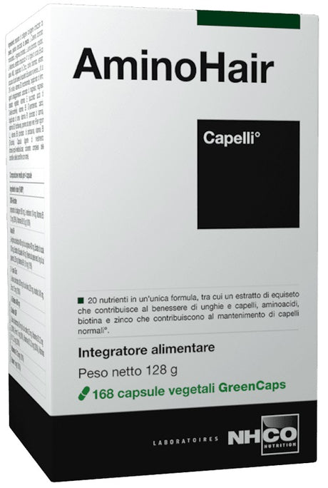 chiesi farmaceutici spa nhco aminohair 168 capsule chiesi farmaceutici ean 8025153001850