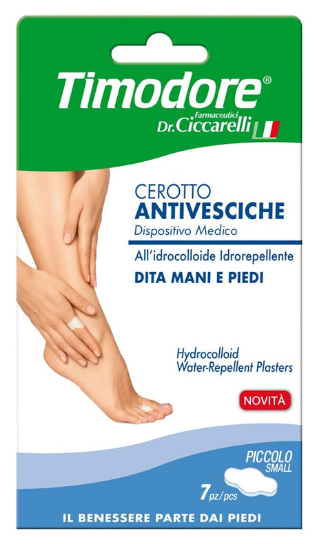 ciccarelli timodore cerotto antivesciche dita mani e piedi 7 pezzi timodore ean 8002140119101