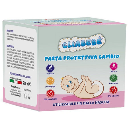 cliabebe cliabebe pasta ossido zinco 200 ml cliabebe ean 8059693741549