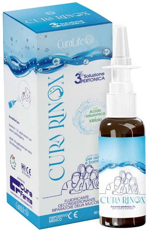 cura farma soluzione ipertonica cura rinox spray nasale 3 50 ml cura farma ean 8056590233641