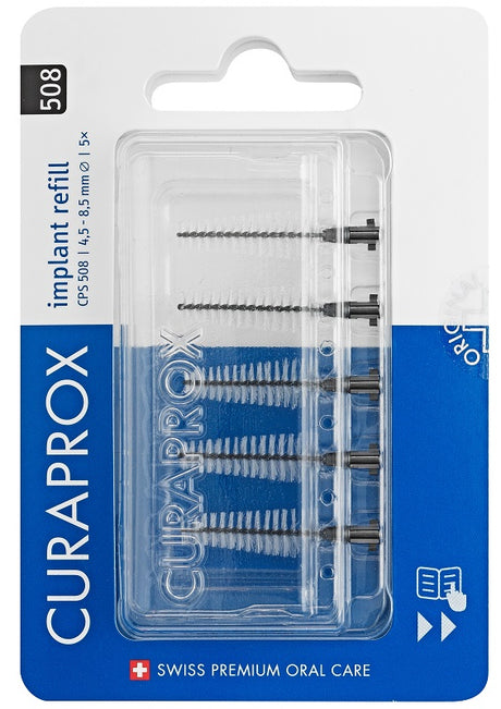 curaden ag curaprox cps 505 implant refill 5 scovolini black curaprox ean 7612412429398