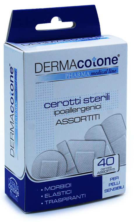 da ma distribuzione cerotto ipoallergenico dermacotone misure assortite 40 pezzi dermacotone ean 8052283170774