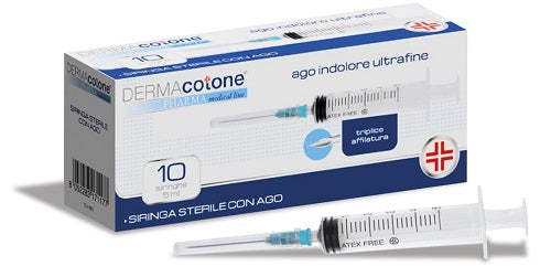 da ma distribuzione siringa da infusione sterile da 5 ml con ago indolore ultrafine gauge 23 10 pezzi ean 8052283171177