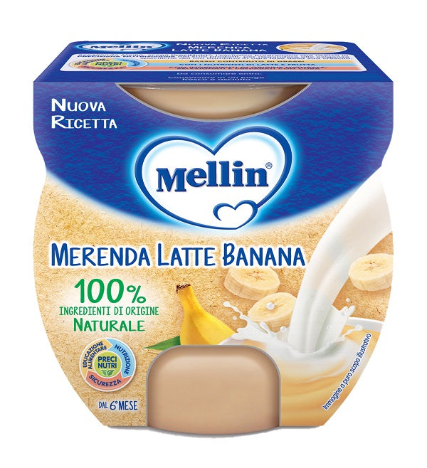 danone nutricia soc ben mellin merenda latte banana 2 x 100 g mellin ean 8017619317971