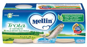 danone nutricia soc ben mellin omogeneizzato trota 2 x 80 g mellin ean 5900852021787