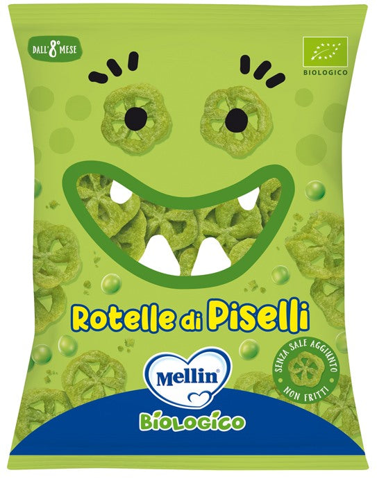 danone nutricia soc ben mellin snack bio rotelle piselli 20 g mellin ean 8017619401007