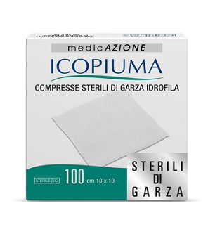desa pharma garza compressa idrofila icopiuma 10x10cm 100 pezzi icopiuma ean 8026486280417