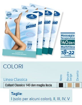 desa pharma sauber collant 140 denari maglia liscia nero 1 linea classica sauber ean 8005520603719