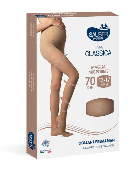 desa pharma sauber collant 70 denari premaman maglia microrete neutro beige 4 linea classica sauber ean 8001443117890