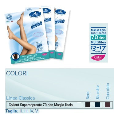 desa pharma sauber collant 70 denari super coprente maglia liscia blu 4 linea classica sauber ean 8005520603863