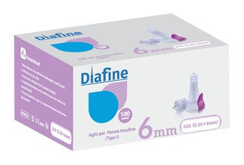 diacare ago pungidito per insulina diafine 31gx6mm 100 pezzi diacare