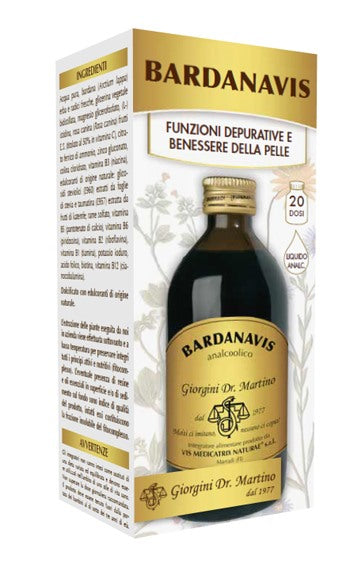 dr giorgini ser vis bardanavis liquido analcolico 200 ml giorgini ean 8034003682989
