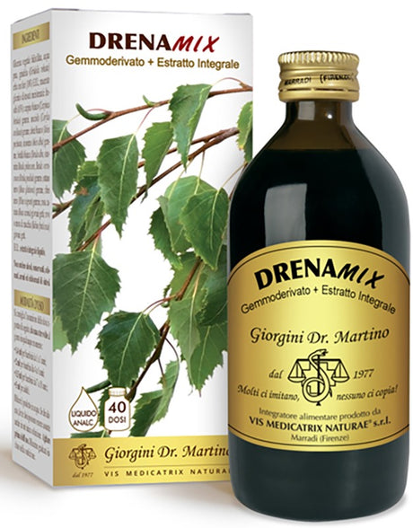 dr giorgini ser vis drenamix gemmoderivato estratto integrale senza alcool 200 ml 40 dosi giorgini ean 8051827616457