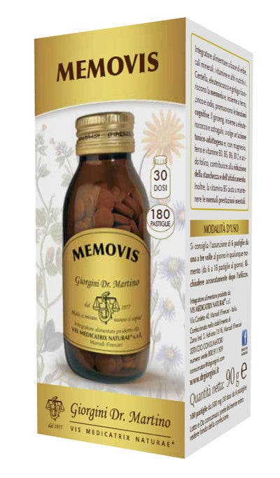 dr giorgini ser vis memovis 180 pastiglie giorgini ean 8056364779313