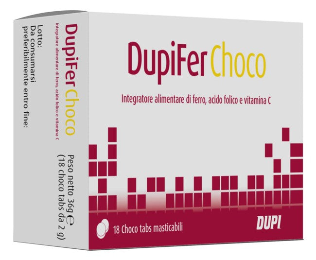 dupi italia dupifer choco 18 choco tabs ean 8032200060135