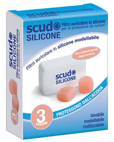 earplug tappo auricolare earplug scudo in silicone 3 coppie 6 pezzi articolo 7en091 earplug ean 8032738384123