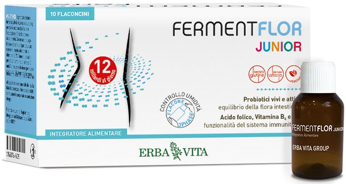erba vita group fermentflor junior 10 flaconcini erba vita ean 0767787924133
