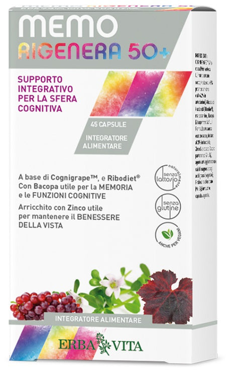 erba vita memo rigenera 50 45 capsule erba vita ean 8056992942066