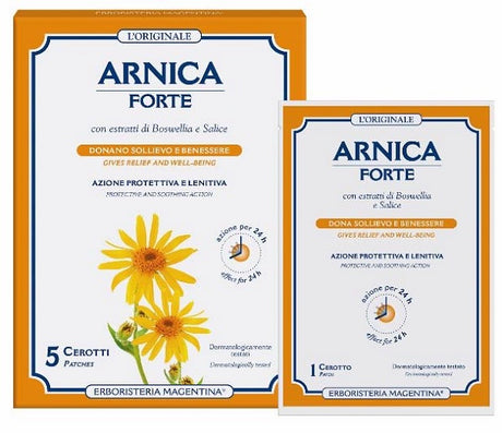 erboristeria magentina arnica forte cerotto 5 pezzi erboristeria magentina ean 8059300786574