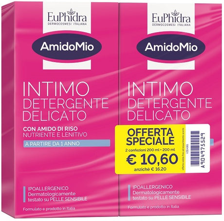 euphidra euphidra abbinata intimo detergente delicato 200 ml 200 ml euphidra ean 8054110374195