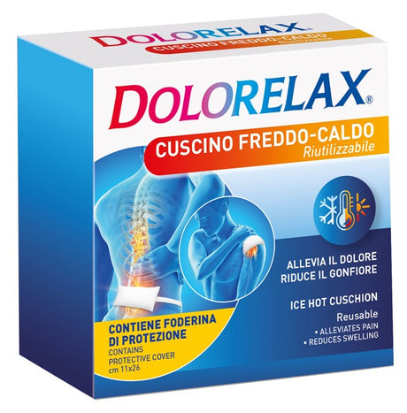 euritalia pharma div coswell dolorelax ice hot cuscino riutilizzabile 11x26 cm 2 pezzi dolorelax ean 8017045007309