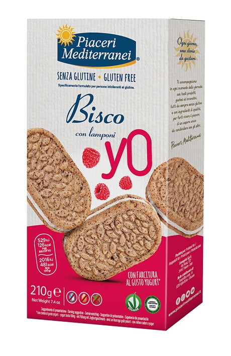 eurospital piaceri mediterranei bisco yo lamponi 210 g piaceri meditteranei ean 8028169207810