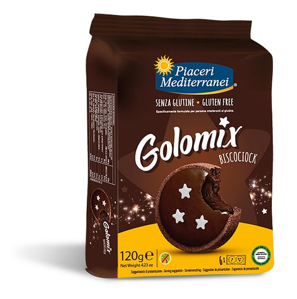eurospital piaceri mediterranei golomix biscociock 6 pezzi da 20 g piaceri meditteranei ean 8028169207902