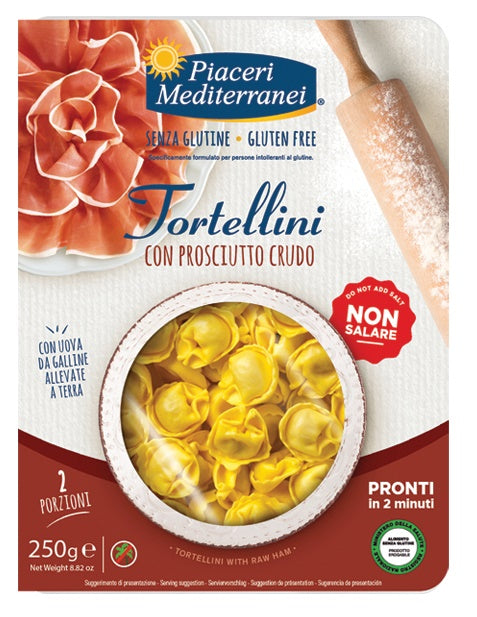 eurospital piaceri mediterranei tortellini prosciutto 250 g piaceri meditteranei ean 8028169207285