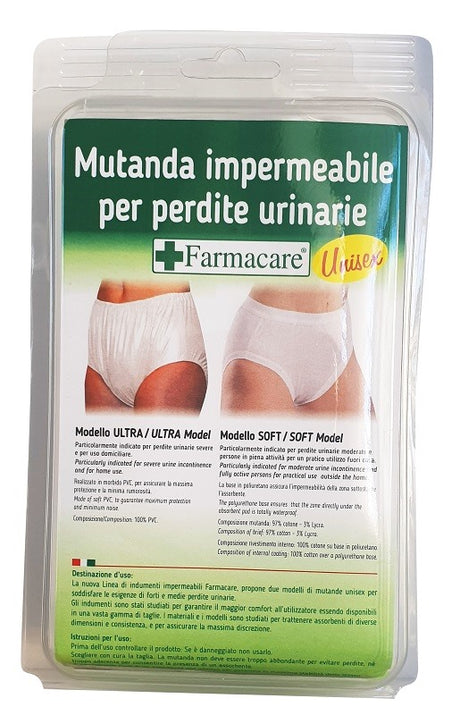 farmacare mutanda per incontinenza indicata per perdite severe ultra m farmacare