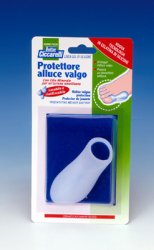 farmaceutici dott ciccarelli protettore alluce valgo realizzato in gel di silicone biancosemitrasparente sagomato per avvolgere la parte dolente e sensibile dellalluce igienepiede 1 pezzo ciccarelli ean 8002140128004