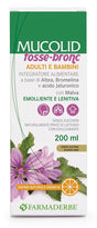 farmaderbe srl mucolid tosse bronc 200 ml arancia farmaderbe ean 8058456785738