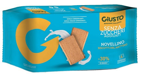 farmafood giusto senza zucchero biscotti mattino 350 g giusto ean 8058481481476