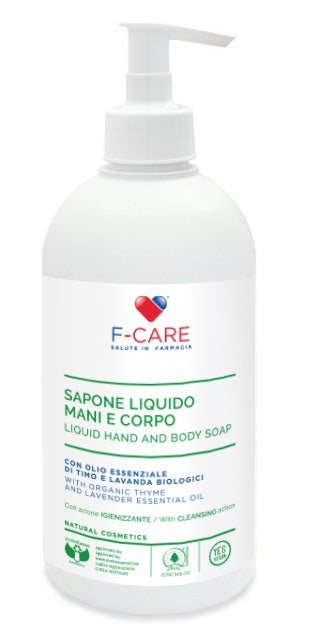 farvima medicinali spa f care sapone liquido bio igienizzante 500 ml f care ean 8033462269670