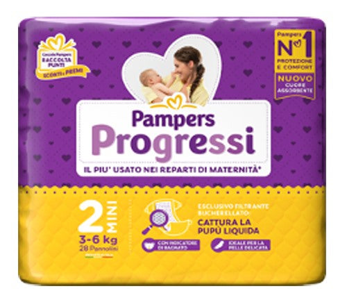 fater babycare pampers progressi mini 28 pezzi pampers ean 8001480307049