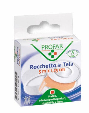 federfarma co cerotto rocchetto in tela comfort cm 125x5 m profar profar