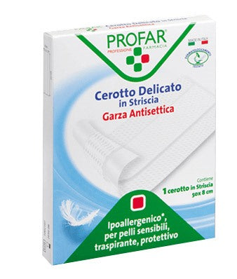 federfarma co cerotto tessuto non tessuto delicato 1 striscia 50x8 cm profar profar