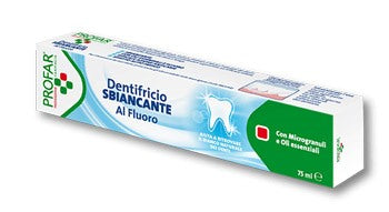 federfarma co dentifricio sbiancante 75 ml profar profar