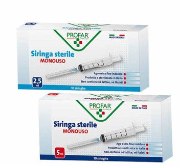 federfarma co siringa monouso 25ml profar profar