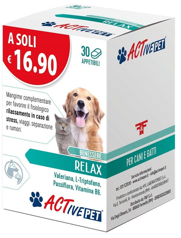 ff active pet relax 30 compresse appetibili ean 8058951705002