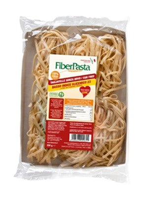 fiberpasta fiberpasta tagliatelle senza uovo basso contenuto glicemico 250 g ean 8008647000621