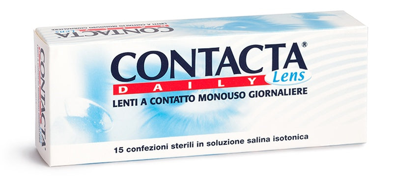 fidia farmaceutici lente a contatto monouso giornaliera contacta daily lens 15 450 15 pezzi contacta ean 4719887097817